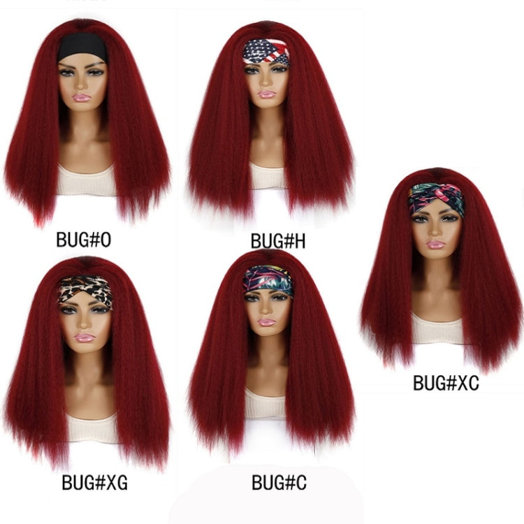Turban Headband Corn Beard Long Hair Wig Headgear, Color Classification: BUG # H - free shipping - PMC TechLife - Order now!