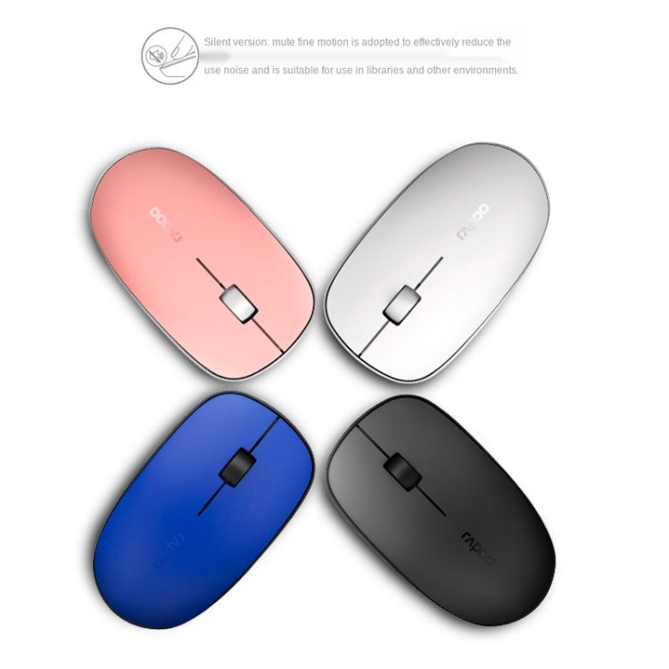 Rapoo M200G 1300 DPI 3 Keys Silent Wireless Mouse(White) - Wireless Mice by Rapoo | Online Shopping South Africa | PMC Jewellery | Buy Now Pay Later Mobicred