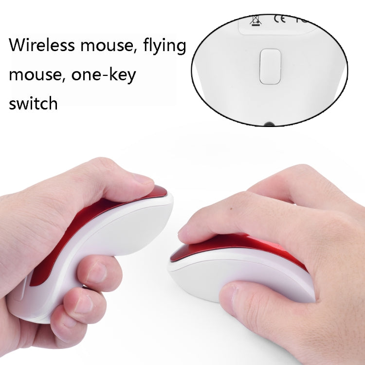 PR-01 1600 DPI 7 Keys Flying Squirrel Wireless Mouse 2.4G Gyroscope Game Mouse(White Green) - free shipping - PMC Jewellery - Order now!