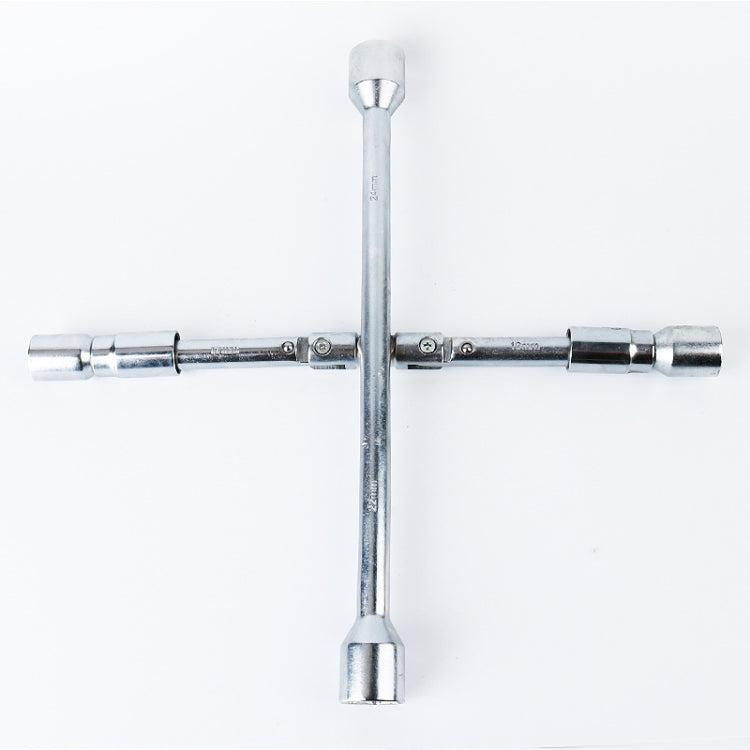 350mm Folding Cross Sleeve Car Tire Wrench, Specification: 17/19/21/23mm - Tire Repair & Installation Tools by PMC TechLife | Online Shopping South Africa | PMC TechLife | Buy Now Pay Later Mobicred