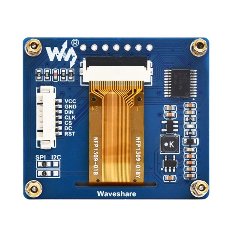 Waveshare 1.54 Inch OLED Display Module, 128×64 Resolution, SPI / I2C Communication(White) - LCD & LED Display Module by Waveshare | Online Shopping South Africa | PMC Jewellery | Buy Now Pay Later Mobicred