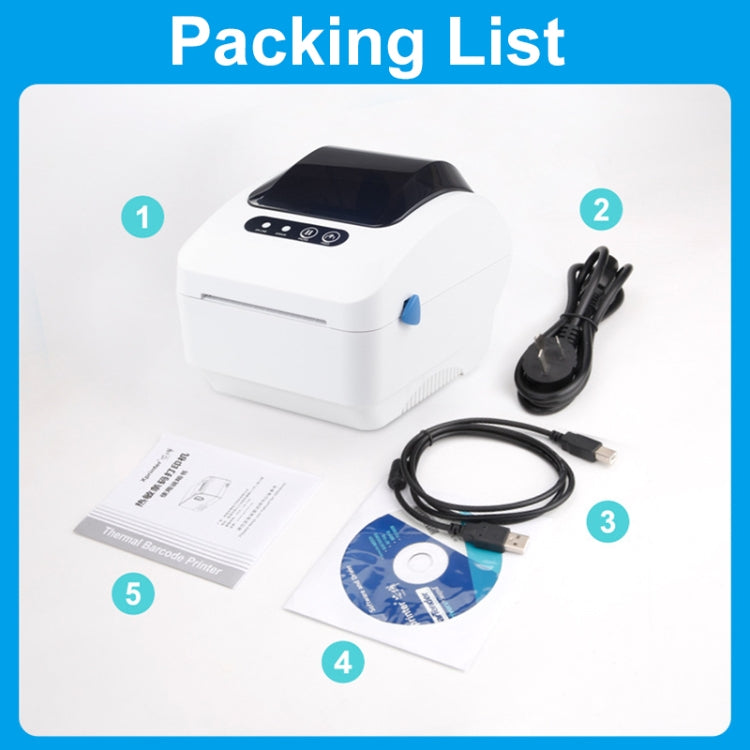 Xprinter XP-320B 80mm Thermal Barcode Supermarket Cashier Label Printer, Spec: USB(UK Plug) - Printer by Xprinter | Online Shopping South Africa | PMC Jewellery | Buy Now Pay Later Mobicred