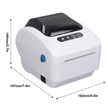 Xprinter XP-320B 80mm Thermal Barcode Supermarket Cashier Label Printer, Spec: USB(EU Plug) - Printer by Xprinter | Online Shopping South Africa | PMC Jewellery | Buy Now Pay Later Mobicred