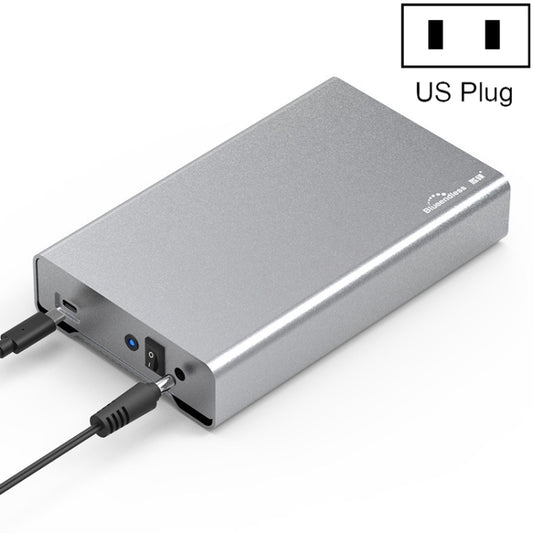 Blueendless U35Q 3.5 Inch Full Metal Mobile Hard Disk Box Type-C/Usb3.0 SATA Serial Desktop PC External Hard Disk Box US Plug (TYPE-C) - HDD Enclosure by Blueendless | Online Shopping South Africa | PMC Jewellery | Buy Now Pay Later Mobicred