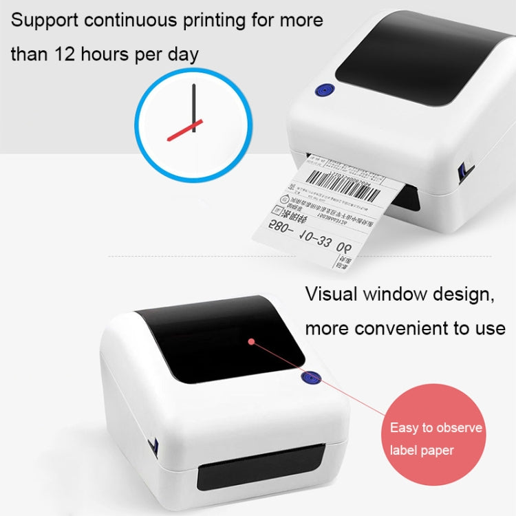 100mm Express Order Printer Thermal Self-adhesive Label Printing Machine, Style:IP486(UK Plug) - Printer by PMC TechLife | Online Shopping South Africa | PMC TechLife | Buy Now Pay Later Mobicred