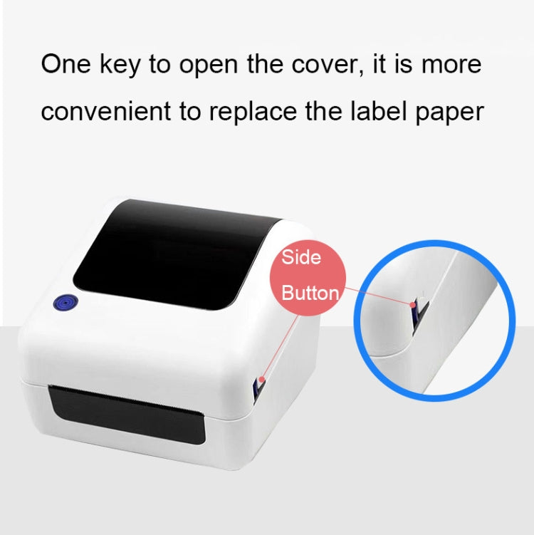 100mm Express Order Printer Thermal Self-adhesive Label Printing Machine, Style:IP486(UK Plug) - Printer by PMC TechLife | Online Shopping South Africa | PMC TechLife | Buy Now Pay Later Mobicred