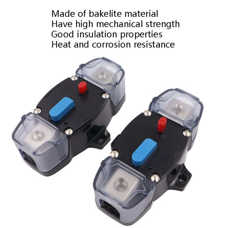 CB8 Car Route Yacht Ship Audio Refit Automatic Circuit Breaker Power Circuit Protection Insurance Switch, Specification: 100A - Fuse by PMC TechLife | Online Shopping South Africa | PMC TechLife | Buy Now Pay Later Mobicred