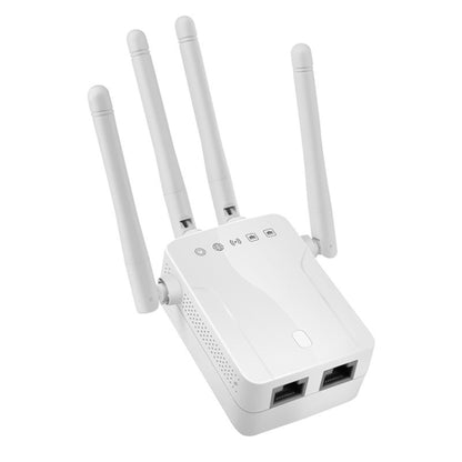 M-95B 300M Repeater WiFi Booster Wireless Signal Expansion Amplifier(White - UK Plug) - Broadband Amplifiers by PMC Jewellery | Online Shopping South Africa | PMC Jewellery | Buy Now Pay Later Mobicred