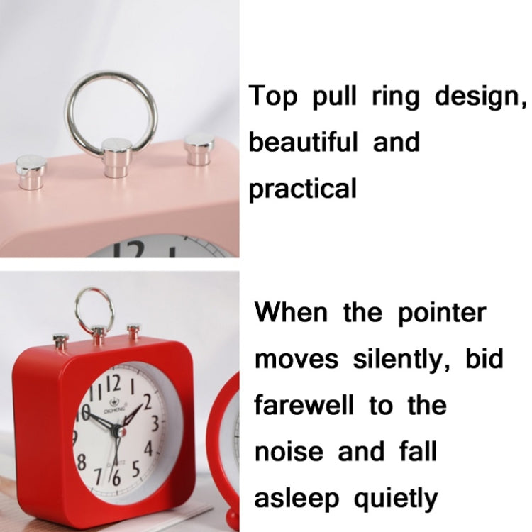 Lazy Silent Small Alarm Clock Office Home Desktop Clock(Red) - Alarm Clocks by PMc TechLife | Online Shopping South Africa | PMc TechLife | Buy Now Pay Later Mobicred