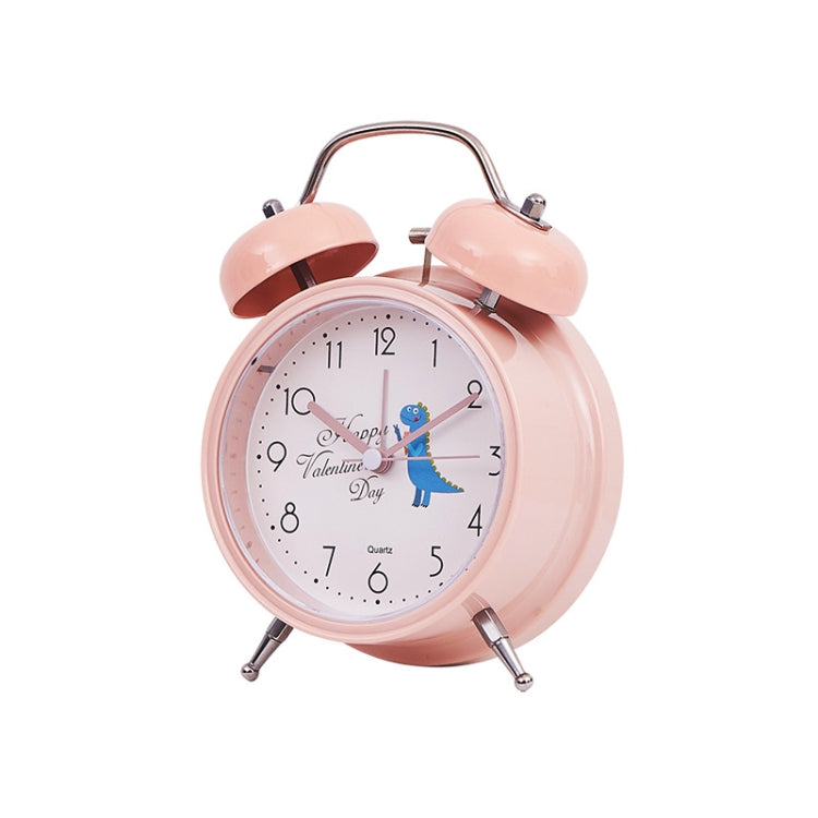Student Cute Style Bell Alarm Clock Bedside Mute Clock With Light Specification��� Y33 3 Inch (Pink) - Alarm Clocks by PMc TechLife | Online Shopping South Africa | PMc TechLife | Buy Now Pay Later Mobicred