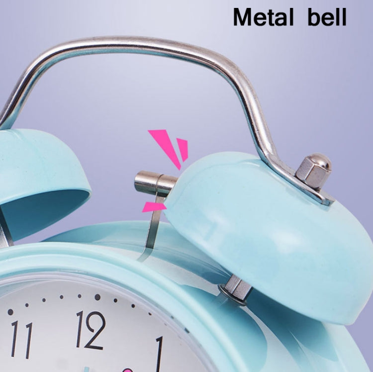 Student Cute Style Bell Alarm Clock Bedside Mute Clock With Light Specification��� Y33 3 Inch (Beige) - Alarm Clocks by PMc TechLife | Online Shopping South Africa | PMc TechLife | Buy Now Pay Later Mobicred