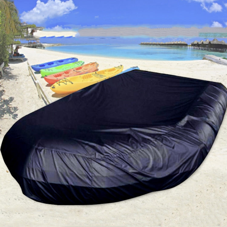 Waterproof Dust-Proof And UV-Proof Inflatable Rubber Boat Protective Cover Kayak Cover, Size: 380x94x46cm(Black) - Marine Accessories & Parts by PMC Jewellery | Online Shopping South Africa | PMC Jewellery | Buy Now Pay Later Mobicred