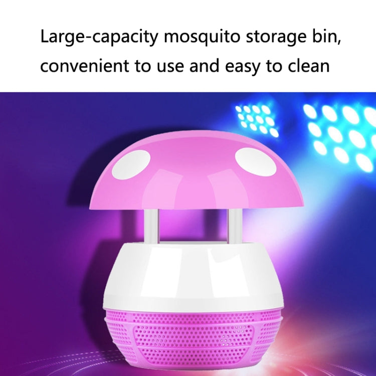 Mushroom LED Mosquito Killer Lamp Household USB Mosquito Killer(Sky Blue) - Repellents by PMC Jewellery | Online Shopping South Africa | PMC Jewellery | Buy Now Pay Later Mobicred