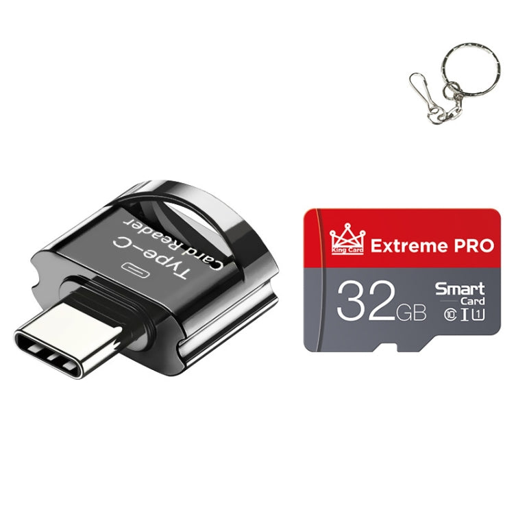 C10 TYPE-C Interface Mobile Phone Memory Card, Capacity: 32GB(Black) - Micro SD Card by PMC TechLife | Online Shopping South Africa | PMC TechLife | Buy Now Pay Later Mobicred