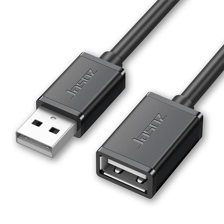 Jasoz USB Male to Female Oxygen-Free Copper Core Extension Data Cable, Colour: Black 8m - USB Cable by PMC TechLife | Online Shopping South Africa | PMC TechLife | Buy Now Pay Later Mobicred