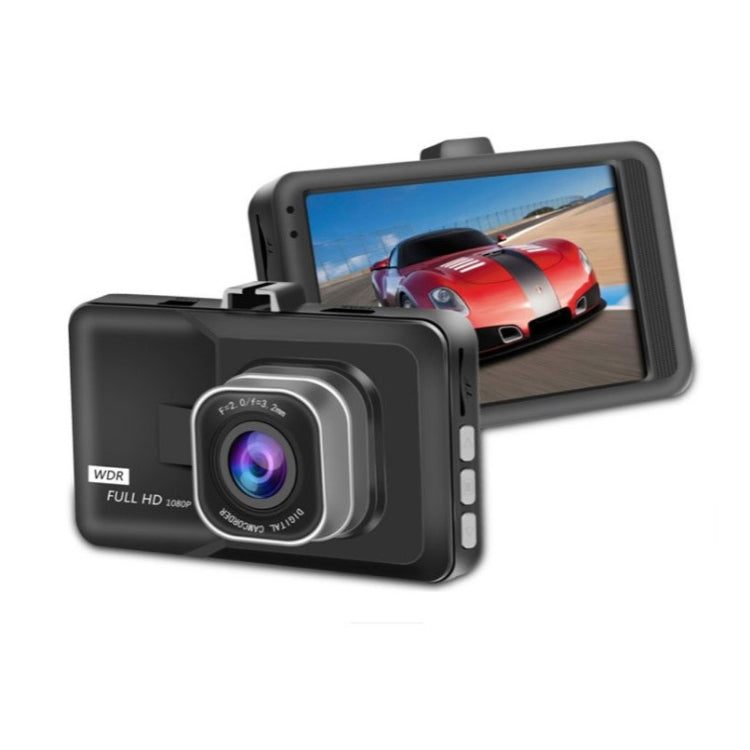 3.0 Inch HD 1080P Wide-Angle Driving Recorder With Reversing Image Specification： HD Single Record（Black） - Car DVRs by PMC Jewellery | Online Shopping South Africa | PMC Jewellery | Buy Now Pay Later Mobicred