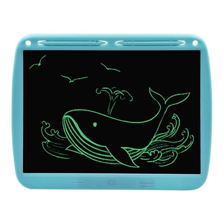 15inch Charging Tablet Doodle Message Double Writing Board LCD Children Drawing Board, Specification: Monochrome Lines (Blue) -  by PMC Jewellery | Online Shopping South Africa | PMC Jewellery | Buy Now Pay Later Mobicred