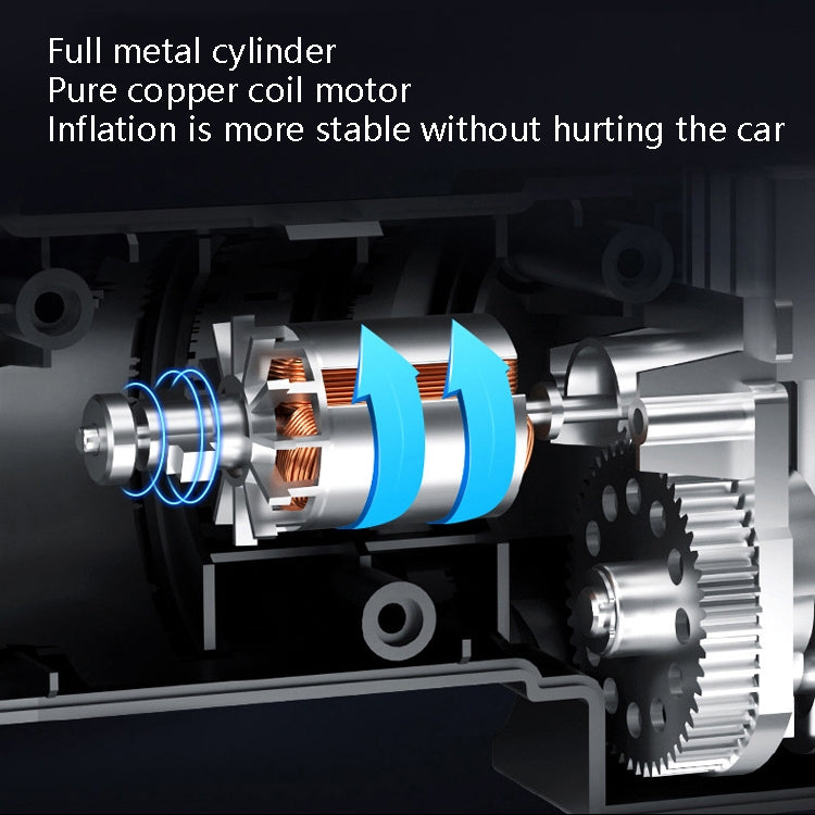 Car Inflatable Pump Portable Small Automotive Tire Refiner Pump, Style: Wired Digital Display With Lamp - Inflatable Pump by PMC TechLife | Online Shopping South Africa | PMC TechLife