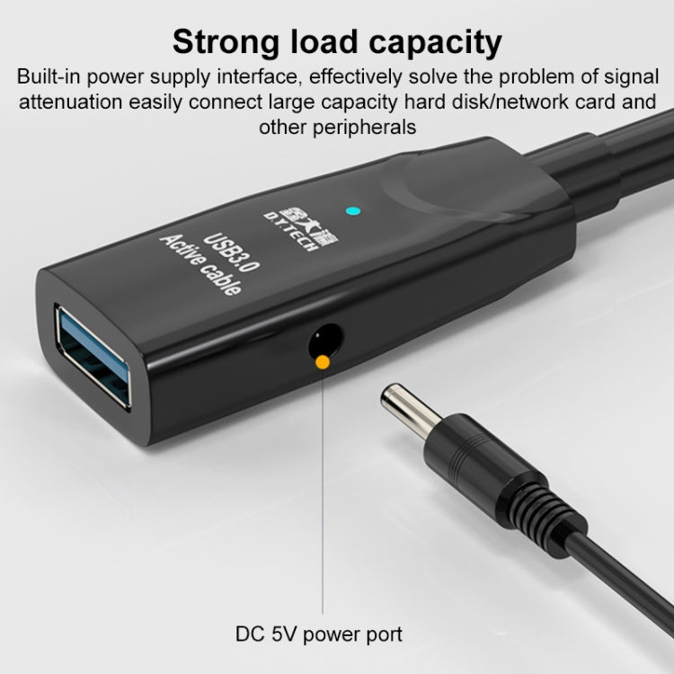 D.Y.TECH USB 3.0 Male To Female Extension Cable Double Shielded Chip Data Cable, Length: 10m - USB 3.0 by PMC Jewellery | Online Shopping South Africa | PMC Jewellery | Buy Now Pay Later Mobicred