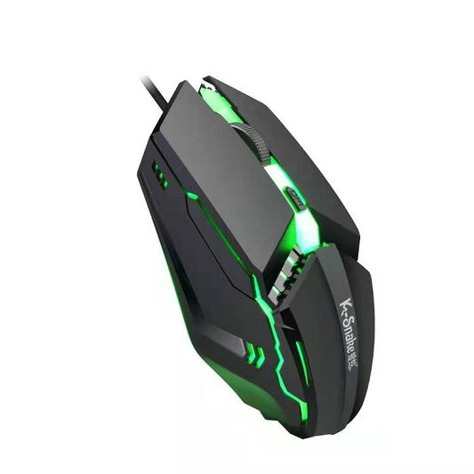 2 PCS K-Snake M11 4 Keys 1600DPI Luminous Game Wired Mouse Notebook Desktop USB Wired Mouse, Cable Length: 1.5m - Wired Mice by K-Snake | Online Shopping South Africa | PMC Jewellery | Buy Now Pay Later Mobicred