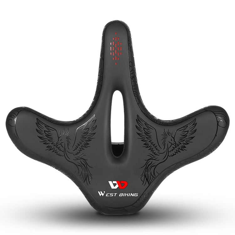 WEST BIKING YP1602797 Bicycle Hollow Seat Night Riding With Warning Tail Light Seat(Phoenix) - free shipping - PMc TechLife - Order now!