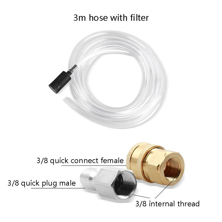 High Pressure Cleaning Machine 3/8 Inch Quick Connection Adjustable Foam Nozzle - Car Washer & Accessories by PMC TechLife | Online Shopping South Africa | PMC TechLife | Buy Now Pay Later Mobicred