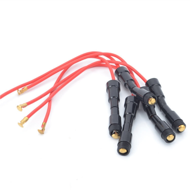 100 PCS Wired Fuse Holder Fuse Holder Glass Holder, Size: 5x20mm - Fuse by PMC TechLife | Online Shopping South Africa | PMC TechLife | Buy Now Pay Later Mobicred