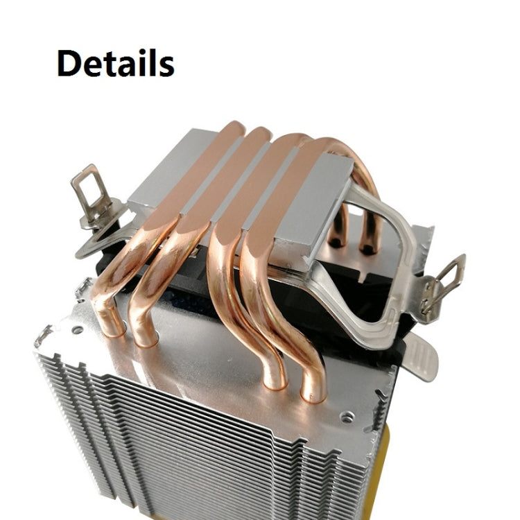 COOL STORM CT-4U-9cm Heat Pipe Dual-Tower CPU Radiator Copper Pipe 9 Cm Fan For Intel/AMD Platform Specification： Aurora Double Fan 3 Line - free shipping - PMC Jewellery - Order now!