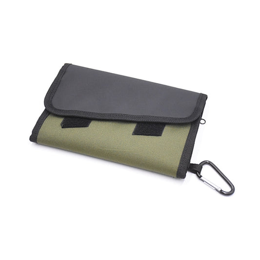 Splitable Fish Bait Bag With 6 PVC Self-Sealing Stickers Classification Storage Hanging Bag(Army Green) - Storage Boxes & Storage Bags by PMC Jewellery | Online Shopping South Africa | PMC Jewellery | Buy Now Pay Later Mobicred