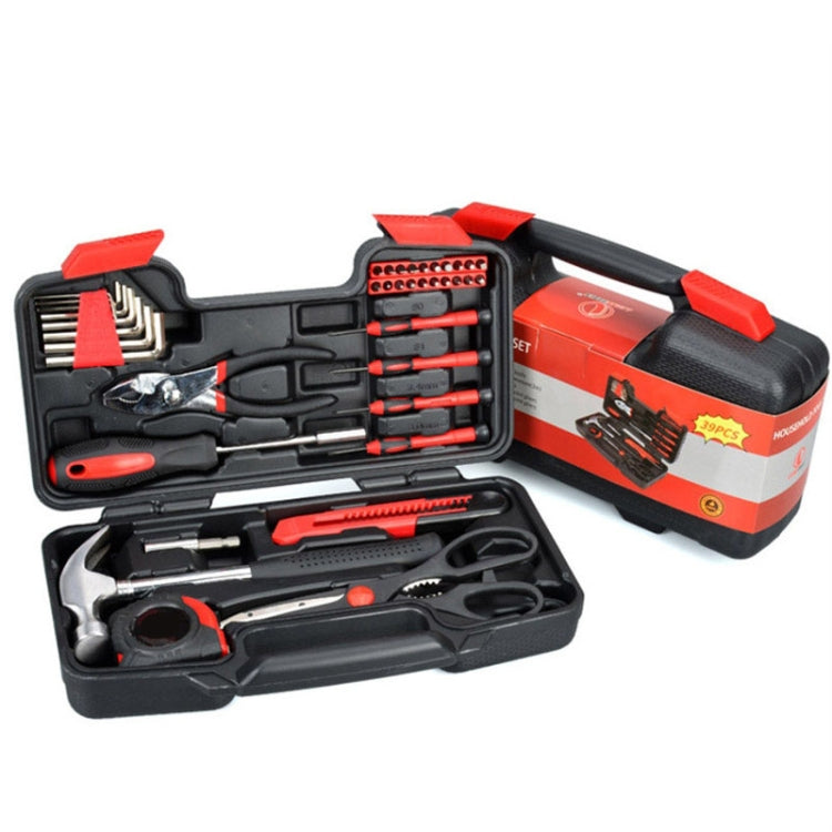 39 In 1 9639 Carbon Steel Auto Repair Tool Set Household Hardware Combination Tool Box - Hand Tool Sets by PMC Jewellery | Online Shopping South Africa | PMC Jewellery | Buy Now Pay Later Mobicred