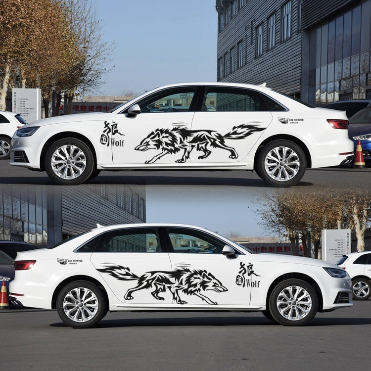 D-70 Wolf Totem Car Stickers Car Personality Modified Car Stickers(Black) - Decorative Sticker by PMC TechLife | Online Shopping South Africa | PMC TechLife | Buy Now Pay Later Mobicred
