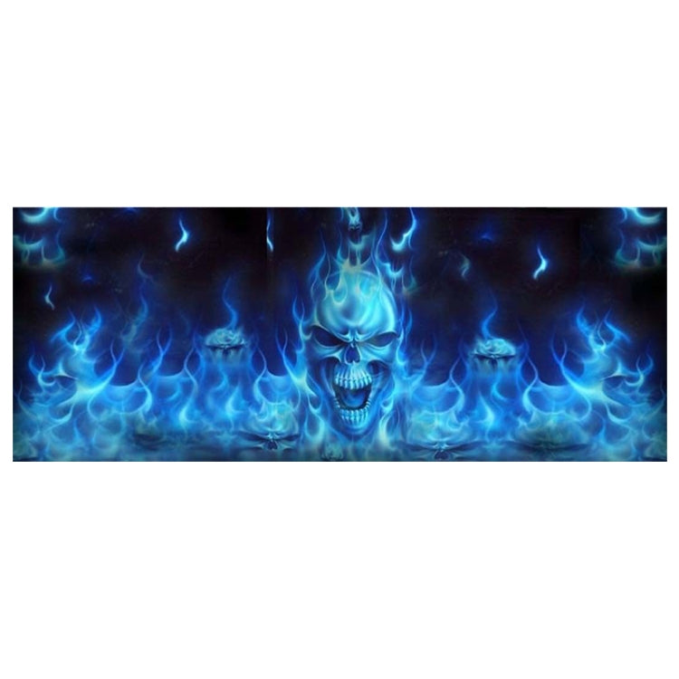 D-738 Burning Skull Car Rear Window Sticker Color Graphic Sticker, 135x36cm - Decorative Sticker by PMC TechLife | Online Shopping South Africa | PMC TechLife | Buy Now Pay Later Mobicred