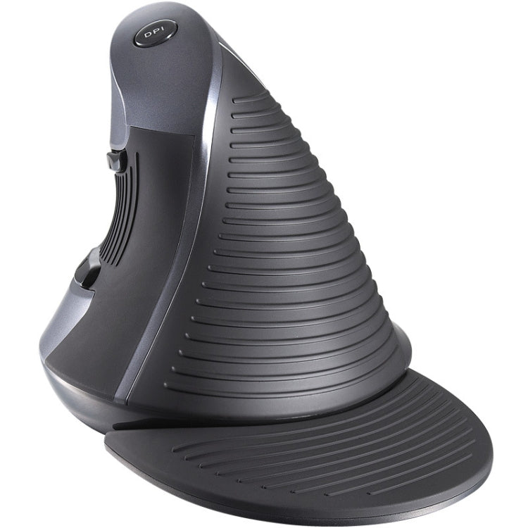 DELUX M618 6-Keys Vertical Handheld Mouse Ergonomic Wired Mouse, Cable Length: 1.5m(Black) - free shipping - PMC Jewellery - Order now!