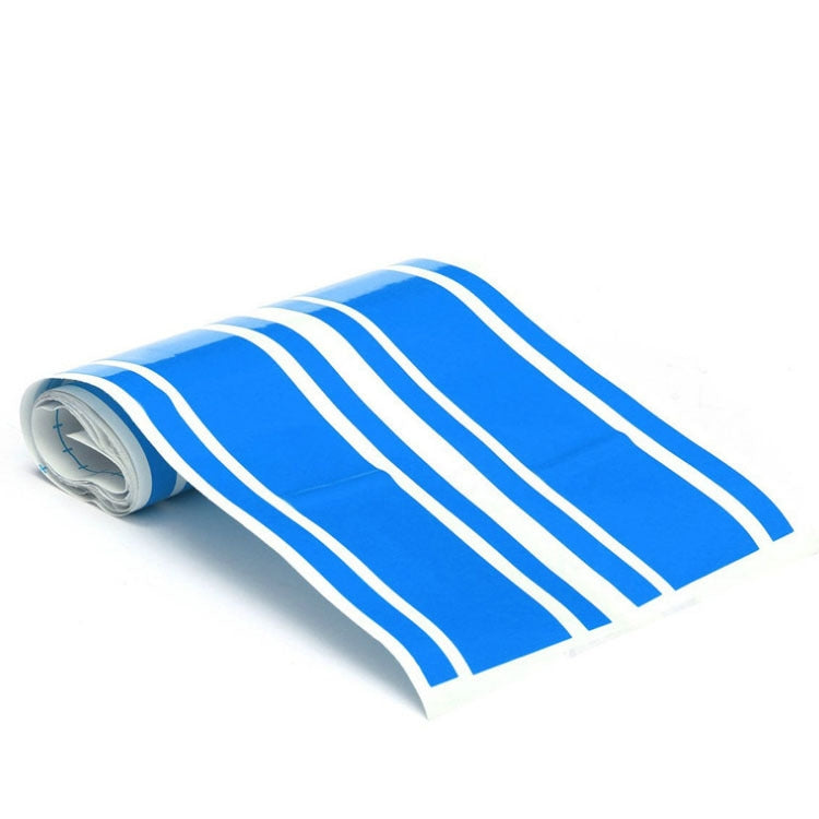 Car Hood Stickers Modified Racing Striped Ethylene Body Sticker(Blue) - Decorative Sticker by PMC Jewellery | Online Shopping South Africa | PMC Jewellery | Buy Now Pay Later Mobicred