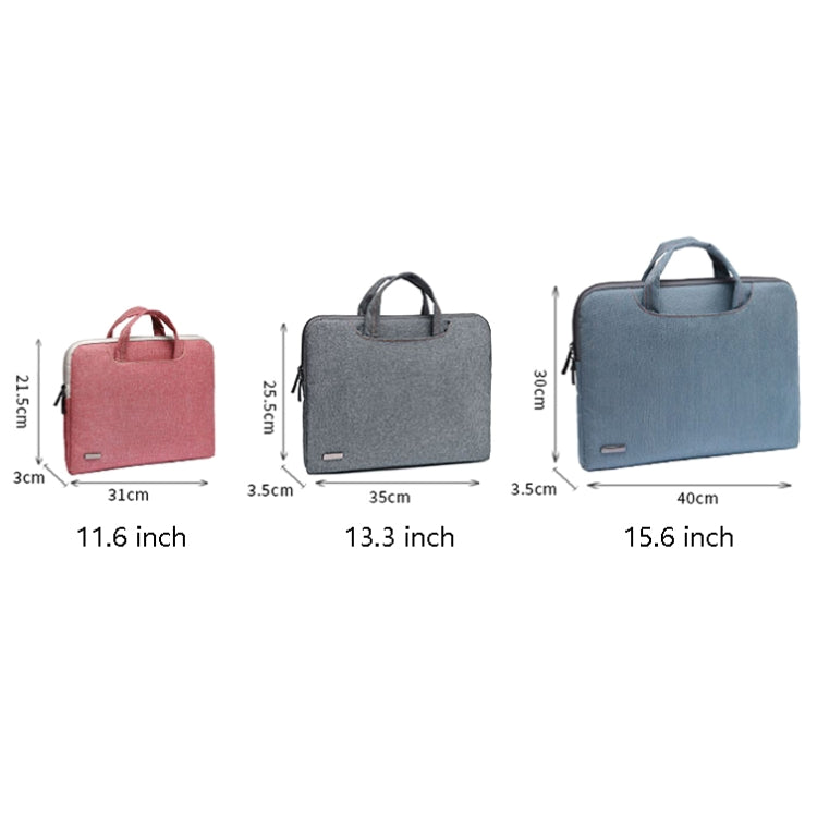 LiSEN LS-116 Simple Laptop Bag Business Laptop Liner Bag, Size: 13.3 inch(Snowflake Nylon Dark Blue) - 13.3 inch by LiSEN | Online Shopping South Africa | PMC Jewellery | Buy Now Pay Later Mobicred