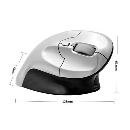 G70 Wireless & Wired Vertical Mouse Ergonomic Optical Mouse, Style: Wireless Charging Version - Wireless Mice by PMC Jewellery | Online Shopping South Africa | PMC Jewellery | Buy Now Pay Later Mobicred