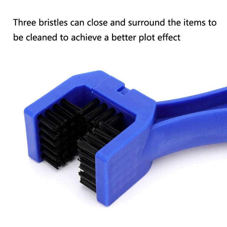 5 PCS BG-7168 Bicycle And Motorcycle Cleaning Brush Three-Sided Chain Brush, Colour: Black - Others by PMc TechLife | Online Shopping South Africa | PMc TechLife | Buy Now Pay Later Mobicred