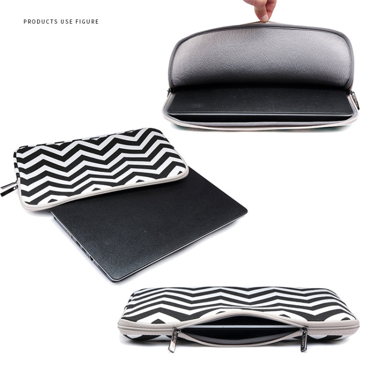 LiSEN LS-525 Wavy Pattern Notebook Liner Bag, Size: 12 inches(Gray) - free shipping - PMC Jewellery - Order now!