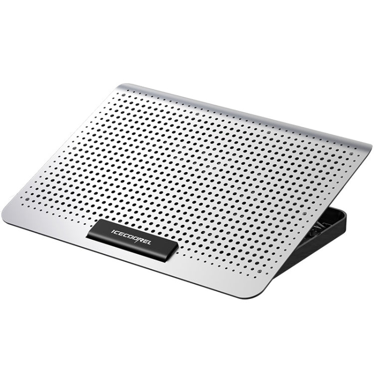 ICE COOREL Laptop Aluminum Alloy Radiator Fan Silent Notebook Cooling Bracket, Colour: Space Silver - free shipping - PMC Jewellery - Order now!