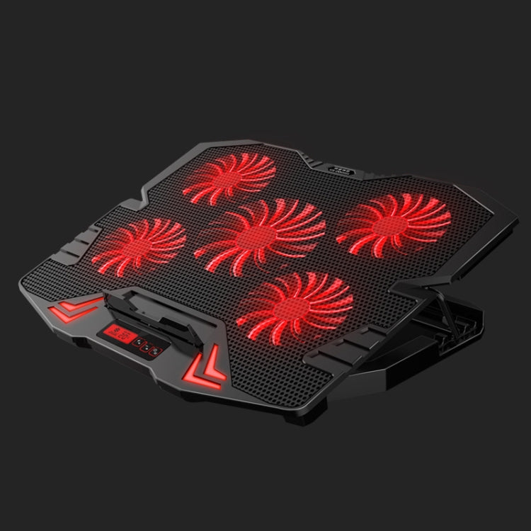 ICE COOREL K5 Laptop Radiator Computer Cooling Bracket, Colour: Touch Version (Black Red) - free shipping - PMC Jewellery - Order now!