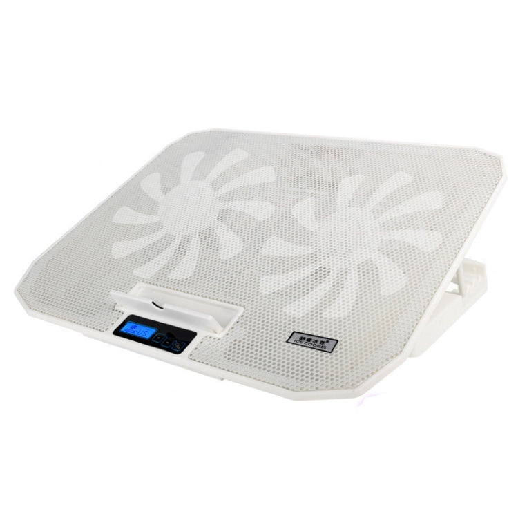 ICE COOREL N106 Laptop Base Adjustment Radiator Dual-Fan Notebook Cooling Bracket, Colour: Flagship Version (Ivory White) - free shipping - PMC Jewellery - Order now!