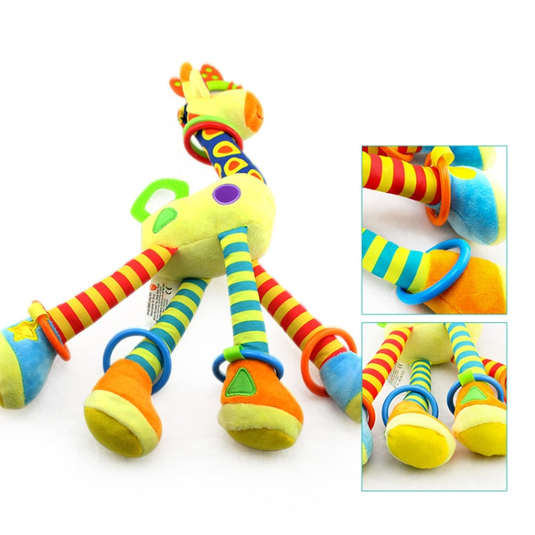 Baby Carriage Hanging Toy 0-1 Year Old Bell Teether Giraffe Bed Bell(Purple) - Strollers Accessories by PMC TechLife | Online Shopping South Africa | PMC TechLife | Buy Now Pay Later Mobicred