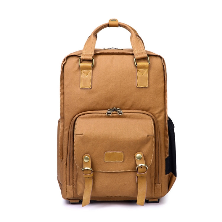 272 Wearable Shoulder Camera Bag Waterproof SLR Digital Camera Bag(Khaki) - Backpack by PMC TechLife | Online Shopping South Africa | PMC TechLife | Buy Now Pay Later Mobicred