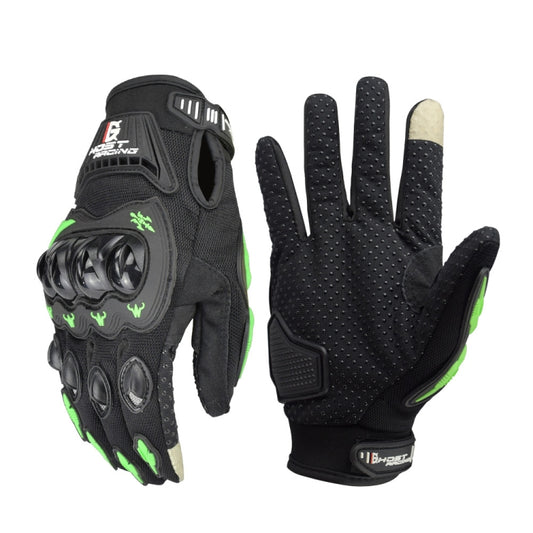 GHOST RACING GR-ST04 Motorcycle Gloves Anti-Fall Full Finger Riding Touch Gloves, Size: XXL(Green) - Locomotive Gloves by GHOST RACING | Online Shopping South Africa | PMC Jewellery | Buy Now Pay Later Mobicred