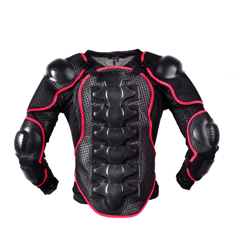 GHOST RACING F060 Motorcycle Armor Suit Riding Protective Gear Chest Protector Elbow Pad Fall Protection Suit, Size: L(Red) - Protective Gear by GHOST RACING | Online Shopping South Africa | PMC TechLife | Buy Now Pay Later Mobicred