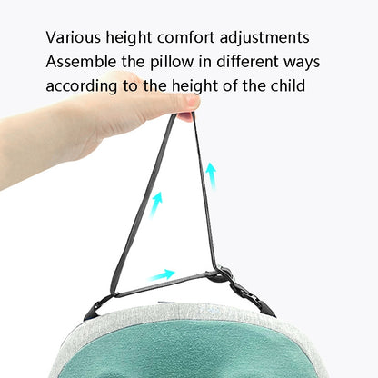 Children Car Head Pillow Car Interior Supplies Travel Sleep Adjustable U-Type Memory Cotton Neck Pillow(Matcha Green) - Seat Accessories by PMC Jewellery | Online Shopping South Africa | PMC Jewellery | Buy Now Pay Later Mobicred