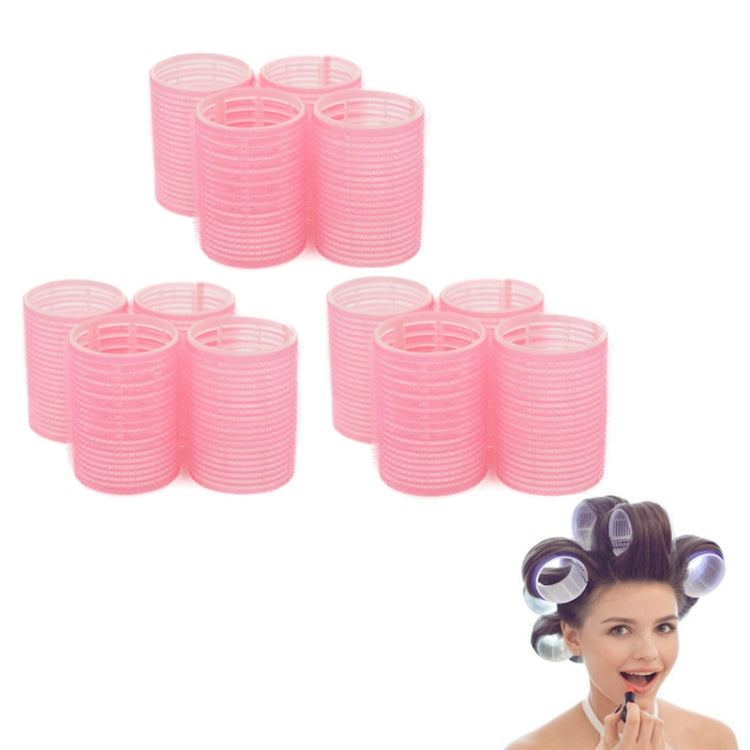 12 PCS/Set Self-Adhesive Curling Iron Hair Core Fluffy Hairdressing Tool���Random Colour Delivery, Specification: 63x32mm - free shipping - PMC TechLife - Order now!