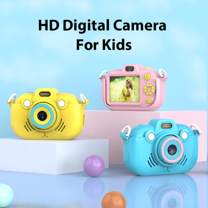 DC502 2.4-Inch 16X Zoom 2.7K Video Recording Children Digital Camera, Color: Yellow No Card(EU Plug) - Children Cameras by PMC Jewellery | Online Shopping South Africa | PMC Jewellery | Buy Now Pay Later Mobicred