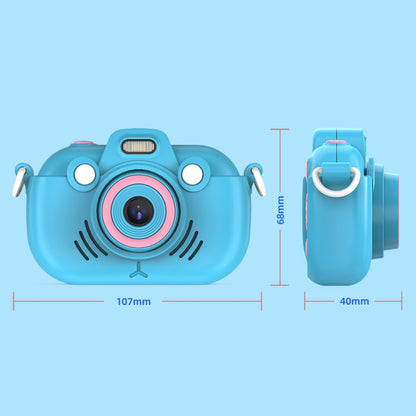 DC502 2.4-Inch 16X Zoom 2.7K Video Recording Children Digital Camera, Color: Blue No Card(US Plug) - Children Cameras by PMC Jewellery | Online Shopping South Africa | PMC Jewellery | Buy Now Pay Later Mobicred