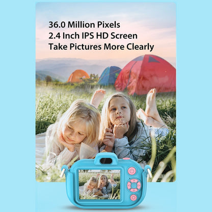 DC502 2.4-Inch 16X Zoom 2.7K Video Recording Children Digital Camera, Color: Yellow No Card(EU Plug) - Children Cameras by PMC Jewellery | Online Shopping South Africa | PMC Jewellery | Buy Now Pay Later Mobicred